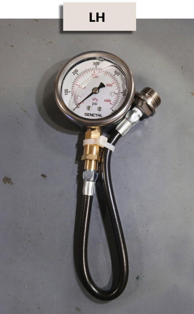 LH type overdrive oil pressure gauge set